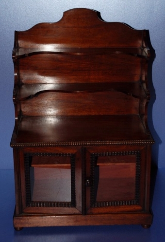 Antique Victorian mahogany miniature chiffonier