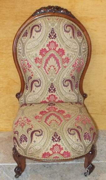 Victorian nursing chair