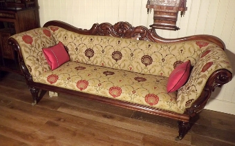 Victorian double-ended settee