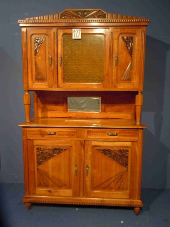 French Art Deco cherrywood Buffet Sideboard