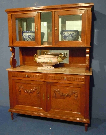 Antique French Antique Buffet Sideboard Dresser Display Cabinet