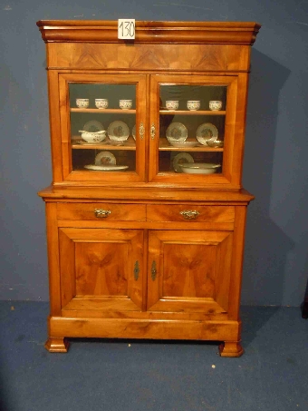 French Antique Louis-Philippe cherry sideboard Buffet Display cabinet Dresser