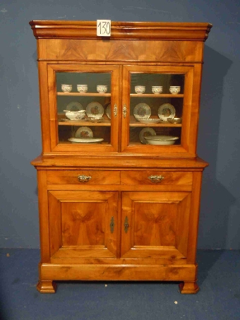 Antique French Antique Louis-Philippe cherry sideboard Buffet Display cabinet Dresser 
