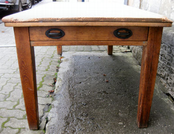 Antique 19th century farmhouse table.