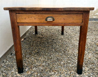 Antique 19th century pine farmhouse table