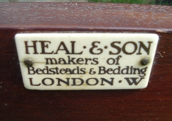 Antique A Pair of Heal & Son Mahogany Beds