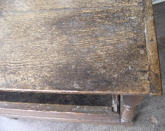 Antique A 17th Century Oak Side Table