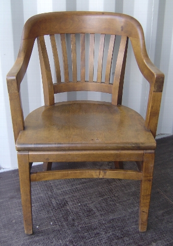 Antique An Original Gunlocke 'Bank of England' Chair