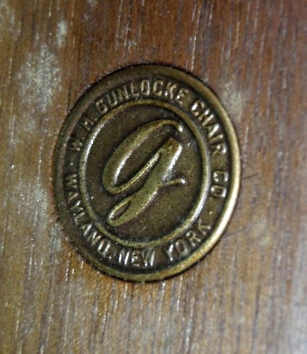 Antique An Original Gunlocke 'Bank of England' Chair