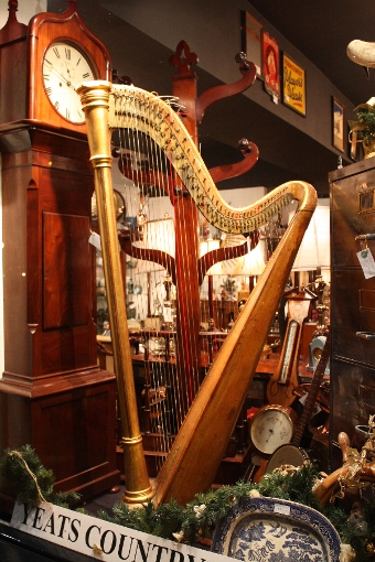 Georgian Concert Harp by Morley/Erards, London. Fully Restored 
