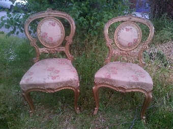 Pair of Victorian carved Chairs