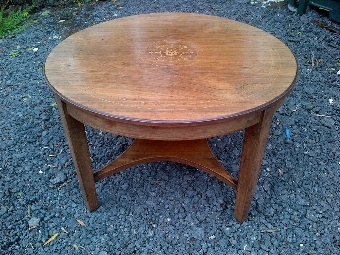 Edwardian Rosewood Inlaid Coffee Table