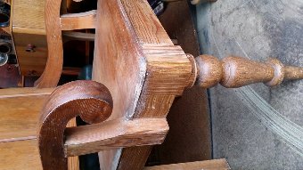 Antique Victorian Gothic Arm Chair