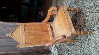 Antique Victorian Gothic Arm Chair