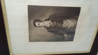 Antique Framed Engraving ' Robert Burns, Depute Master'