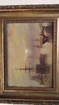 Antique A delightful 19th Century Oil Painting