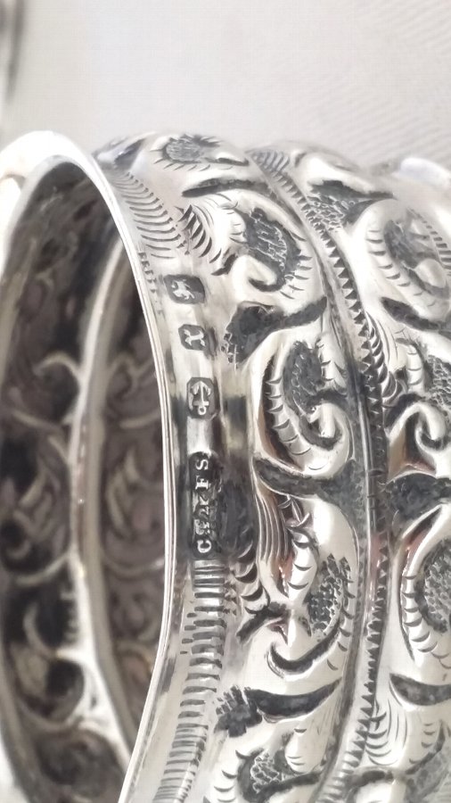 Antique Pair of Victorian Napkin Rings