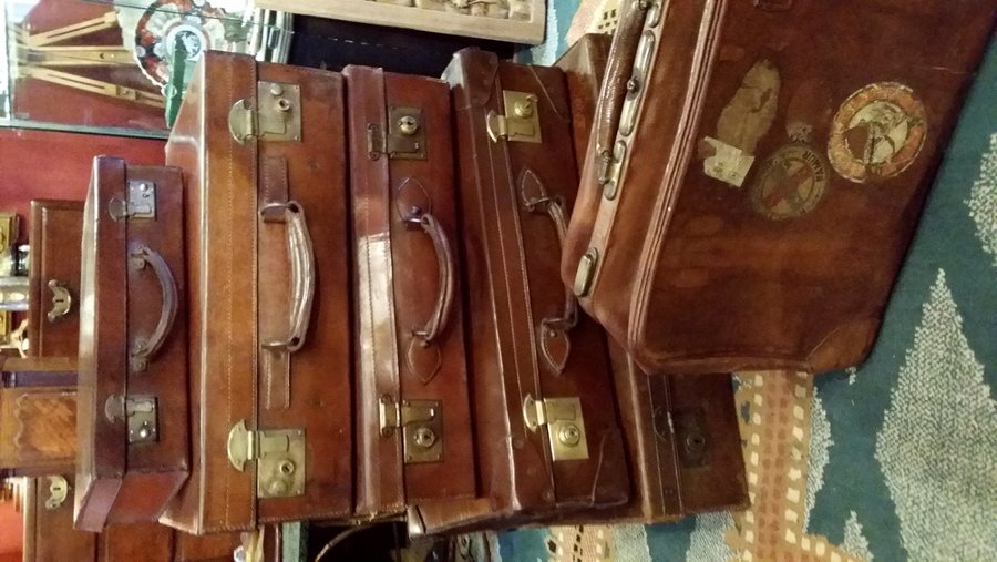 Antique Selection of Leather Cases