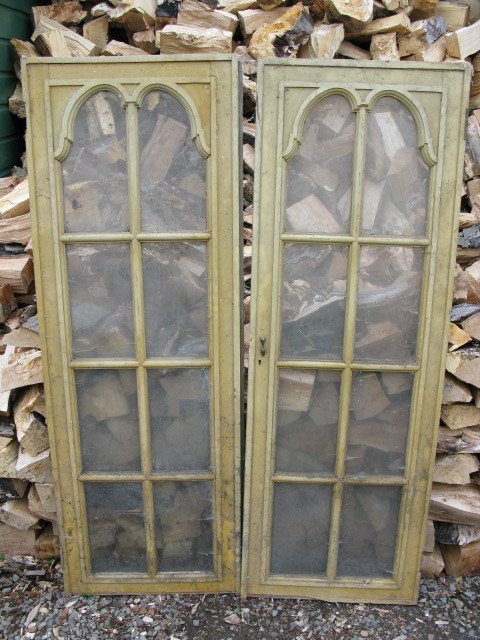 Antique Pair of Glazed doors