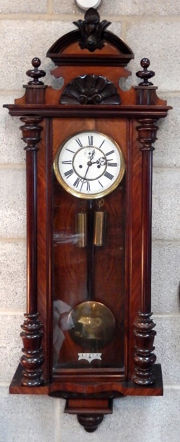 Gustav Becker 8 Day Wall Clock