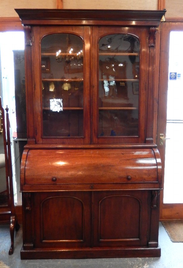 Victorian Mahogany Secretaire, Circa 1870