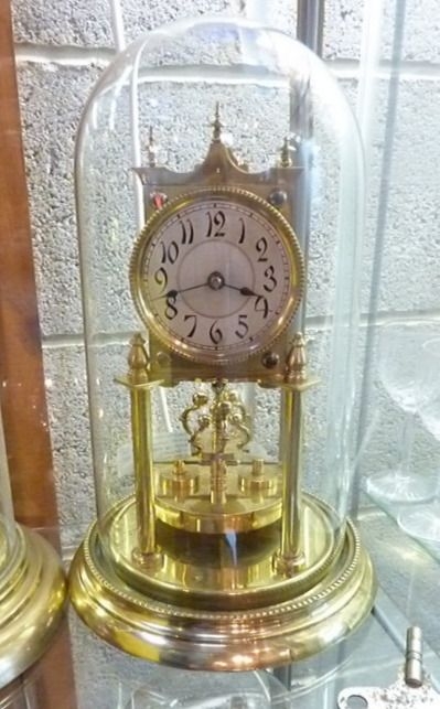 Rare Anniversary 400 Day Clock by Jahresuhrenfabrik, 1907