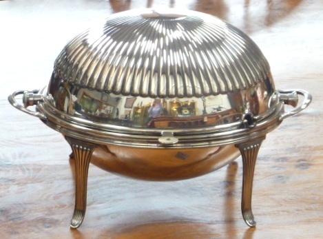 Antique Silver Plate Serving Dish, c1920