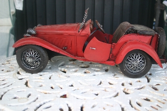 tin plated car model