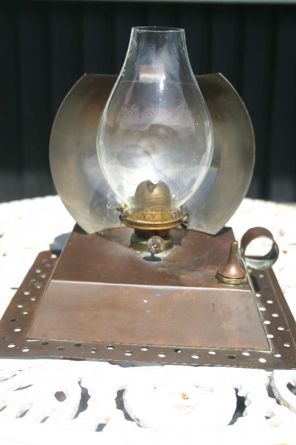 Antique oil lamp by miller and co usa 