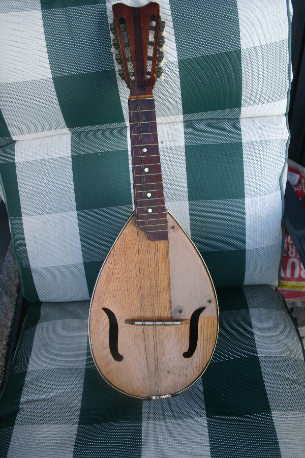 Antique 8 string lute
