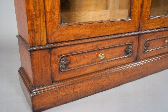 Antique Fine Quality Victorian Mahogany Bookcase 
