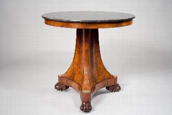 Antique Fine Empire Gueridon Table Original Condition
