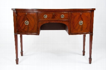 Antique A late 19th Century Mahogany Bow Sideboard 