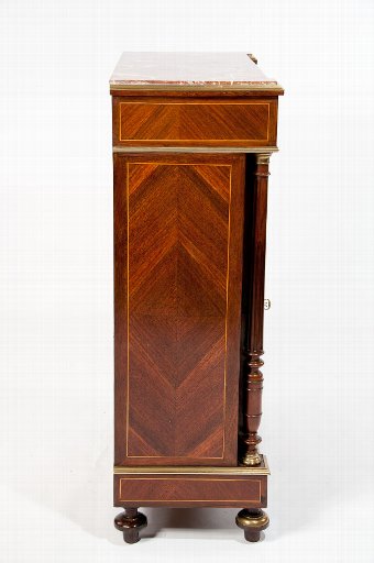 Antique 19th Century French Inlaid Pier Cabinet