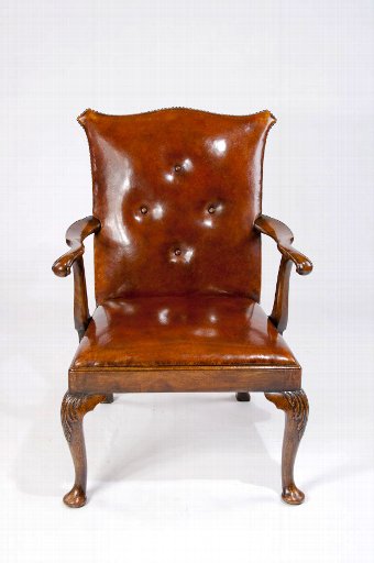 Antique Good Quality 1920's Walnut Armchair by Tozer 