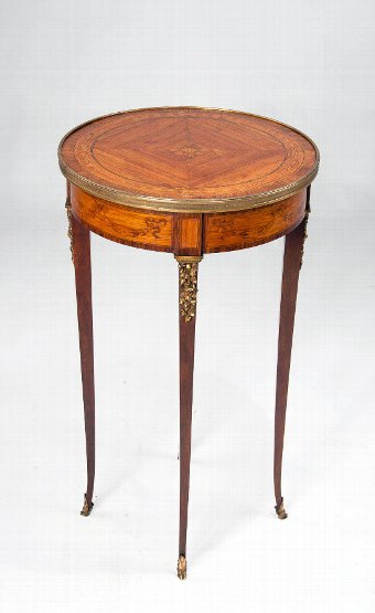 A Very Fine French Inlaid Occasional Table