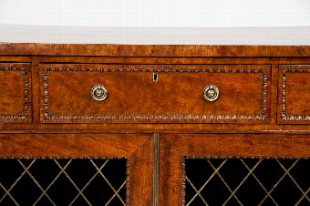 Antique Exceptional Quality Antique Regency Mahogany Side Cabinet