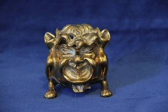 Brass Inkwell
