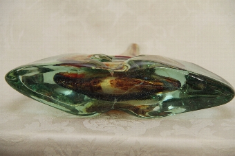 Antique Mdina Axehead/Fish Vase