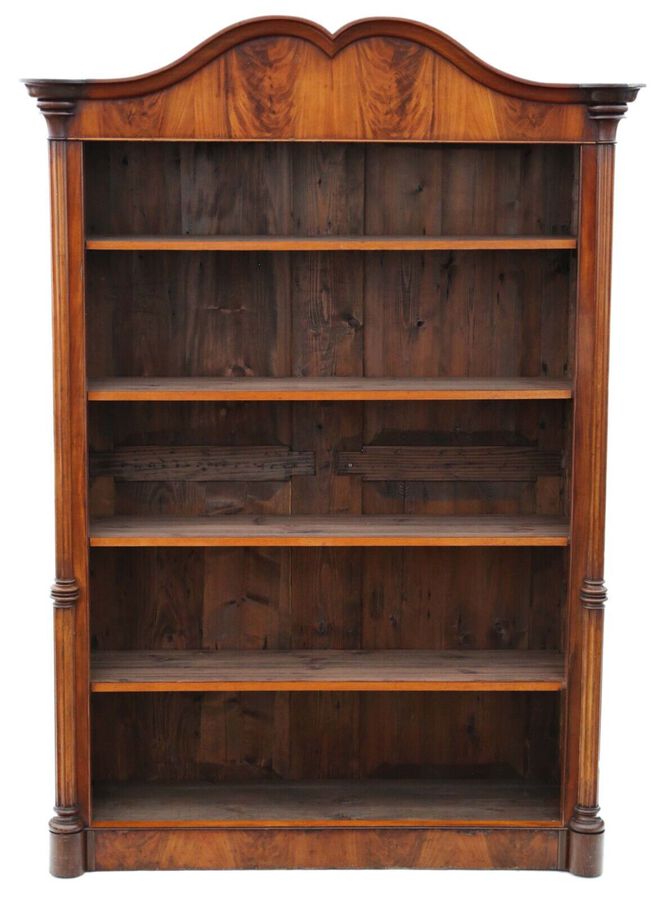 Antique large fine quality 19th Century mahogany bookcase C1870