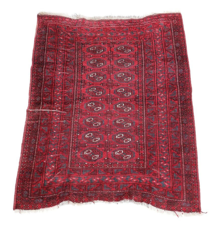 Vintage/retro wool rug roughly 4'8