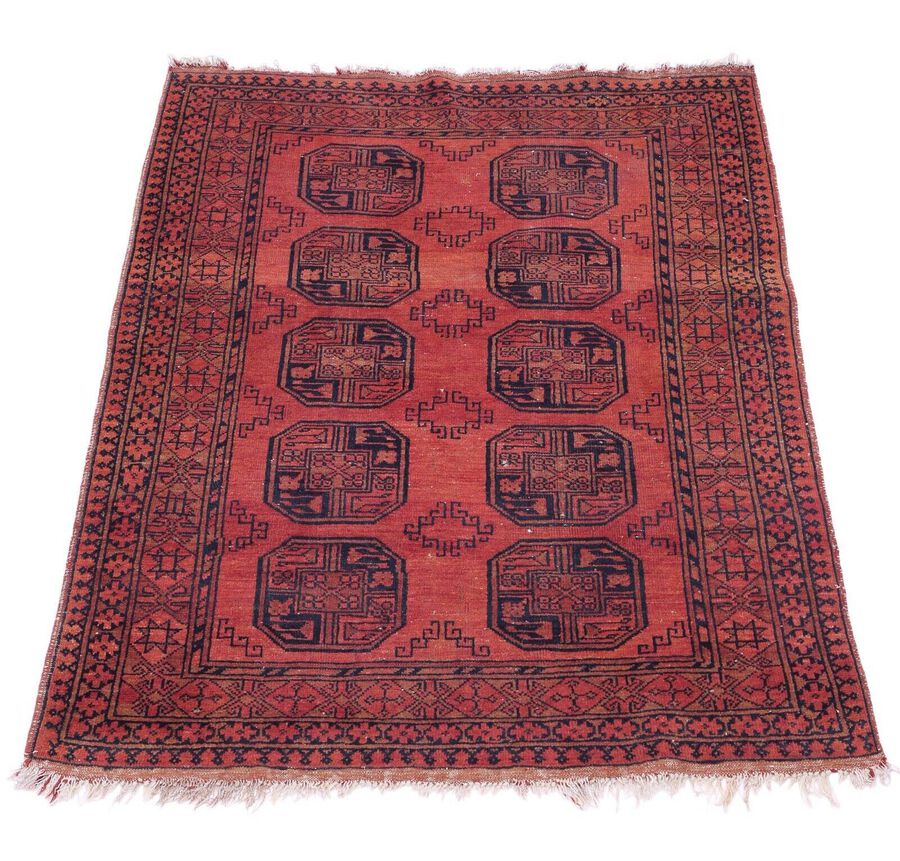 Vintage/retro wool rug roughly  6'8