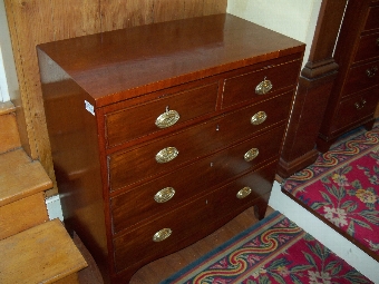 Antique Sheraton Mahogany Chest of Drawers