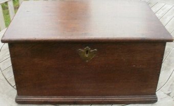 Antique George III oak box