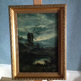 Antique G. LEVETT, OIL ON CANVAS 