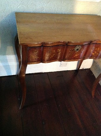 Antique ANTIQUE 18TH C DUTCH STYLE WALNUT SIDE TABLE
