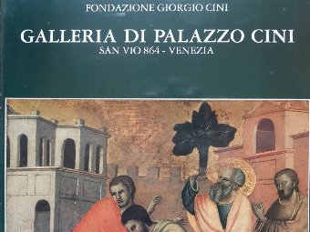 Antique 1990 ITALIAN FINE ART ADVERTISING POSTER GALLERIA DI PALAZZO CINI - GIORGIO CINI