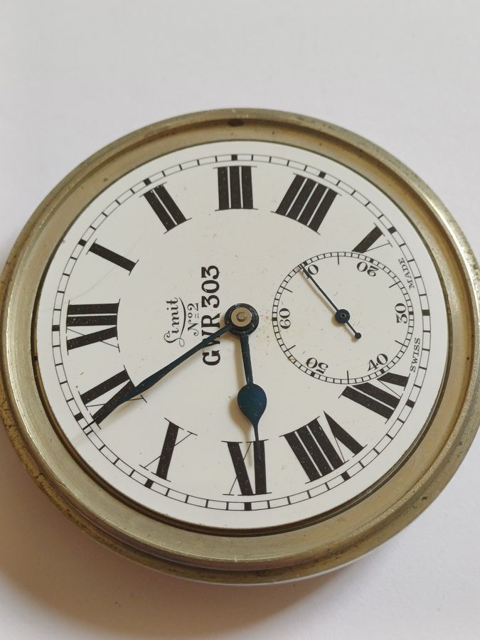 Antique Great Western Railway issued Limit No2 Stationmaster or Guards pocket watch, issue GWR 303, dating pre-1948