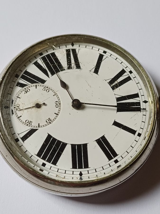 Antique Rare Dublin and South East Railway Stationmaster or Guards Pocket watch issue no D & S. E. R. 27, dating pre-1925