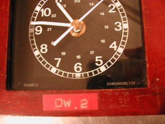 Antique British Royal Naval issue quartz Chronometer